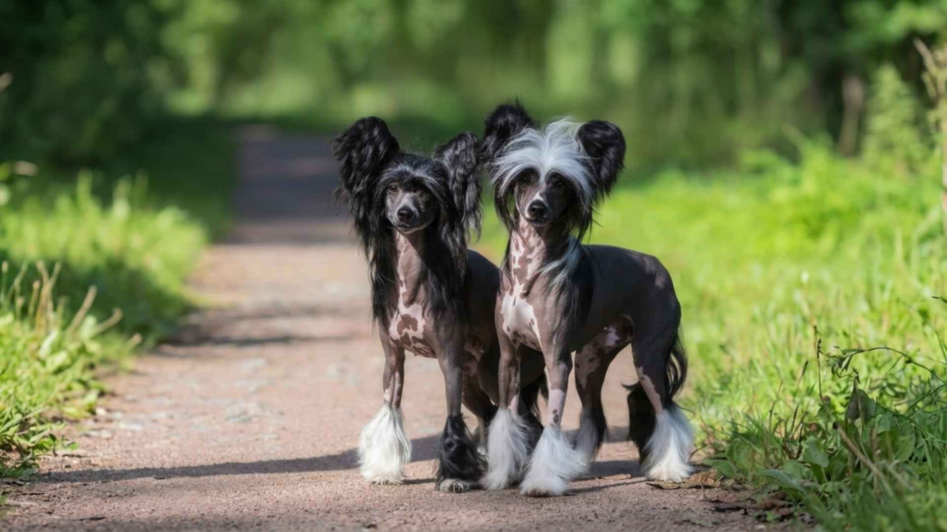 Crestado Chino perro sin pelo